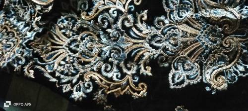 embroidered velvet suit