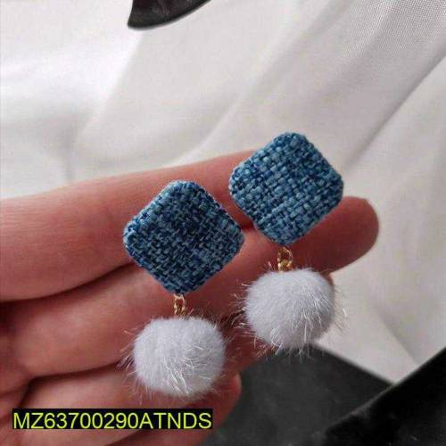 Fashion Square and Ball Shape Earrings 💖