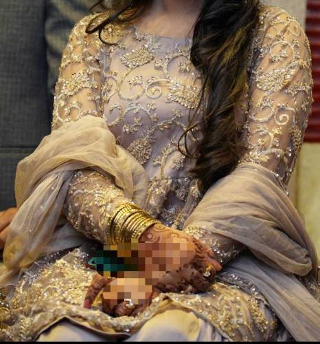 fancy dabka work dress for sell 