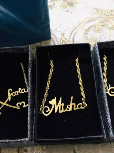 Customize Your Name Necklace With Box 