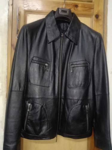 Real leather jacket for men and women 