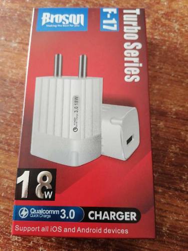 Orignal branded adapter 18 wat fast option 
