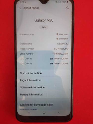 Samasung A 30 4gb_64gb for sale