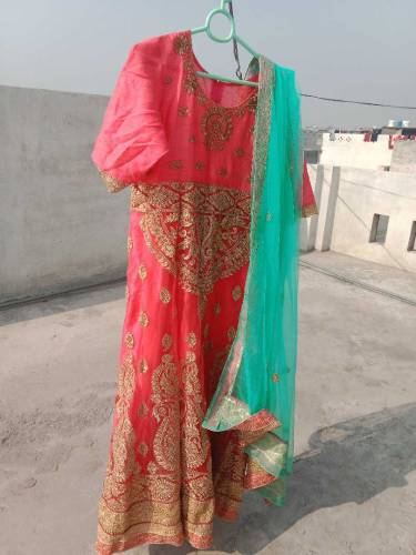 lehenga choli with net duppta 