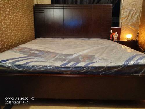 Matt finishing brown color original branded bed 