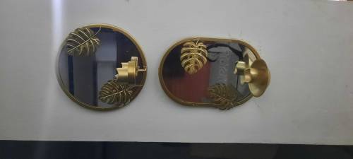 elegant mirror candle holders
