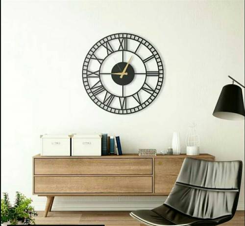 Abstract Art MDF Wood Wall Clock