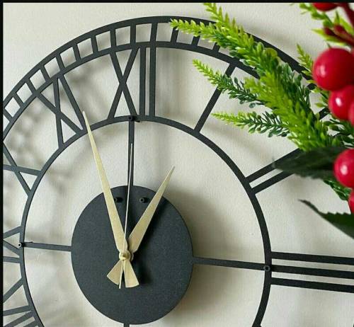 Abstract Art MDF Wood Wall Clock