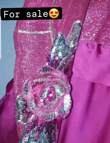 Pinkish Tail Frock 3 pc