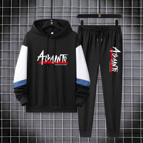 2 Pc's Men's Stitched Jersey Printed Tracksuit 