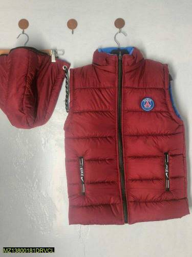 •  Fabric: Parachute•  Product Type: Sleeveless Puffer Jacket• l