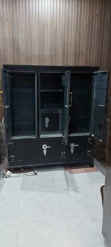 iron safe three doors