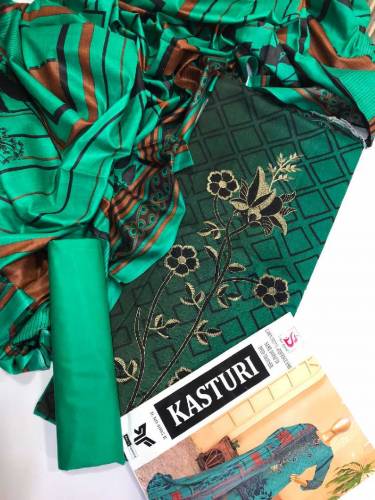 Bin Saeed Embroidered Digital Lawn 3 pc suit 