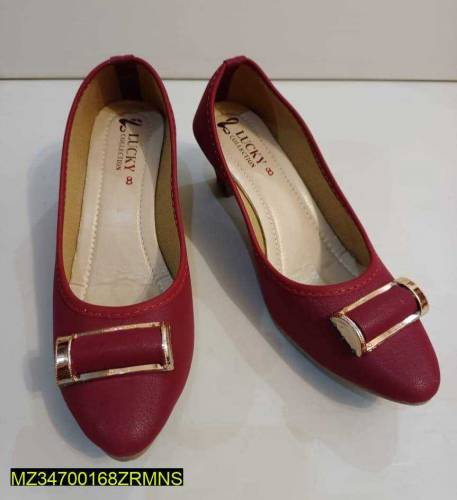 Women's Rexine Heels Kot Shoes 