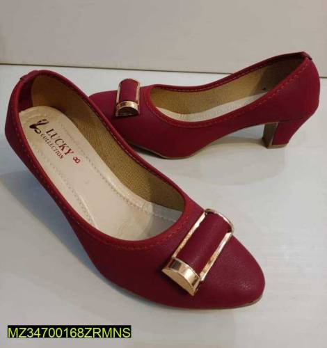 Women's Rexine Heels Kot Shoes 