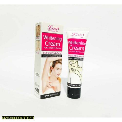 Whitening Cream With Collagen for Sensitive areas 