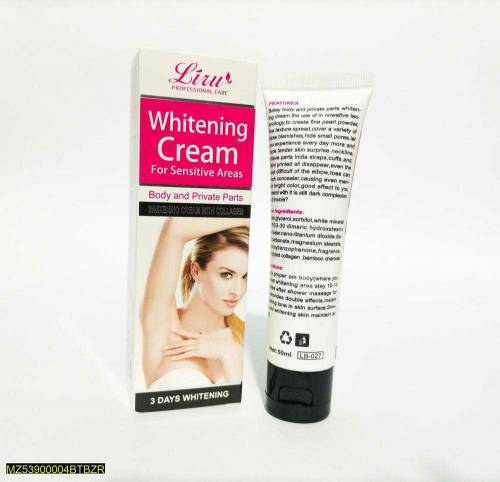Whitening Cream With Collagen for Sensitive areas 