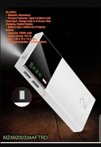 Power Bank Solar and Electric 