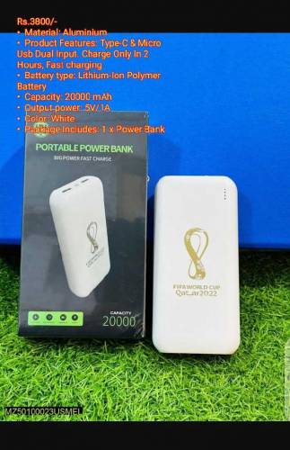 Power Bank Solar and Electric 