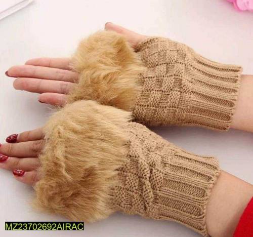 women's fur gloves 