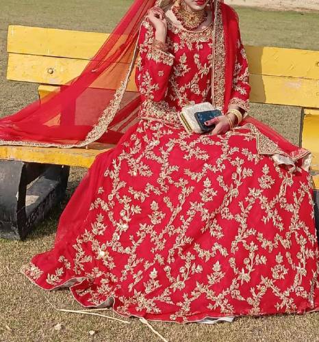 one time used lehnga