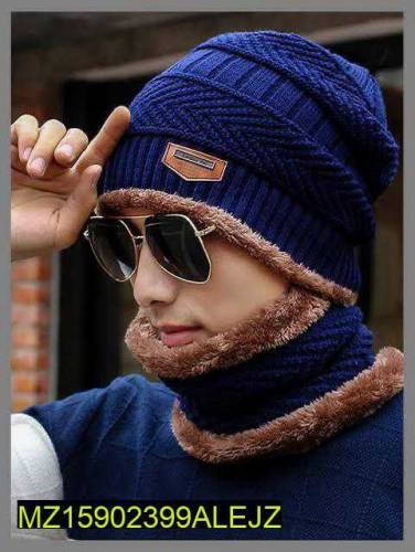 Beanie Cap and neck Warmer 