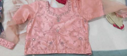 complete lenginga with mirror and zarii work
