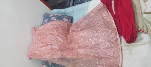 complete lenginga with mirror and zarii work