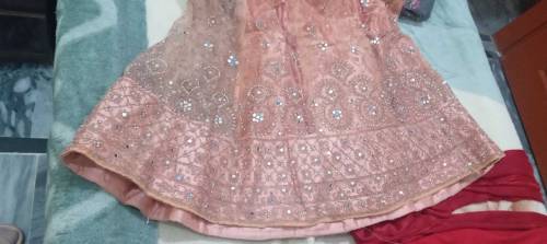complete lenginga with mirror and zarii work