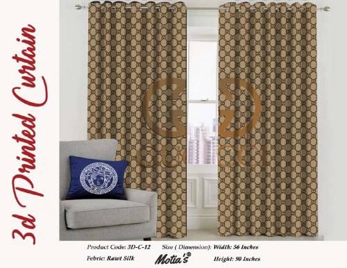 3D Digital Print Curtains