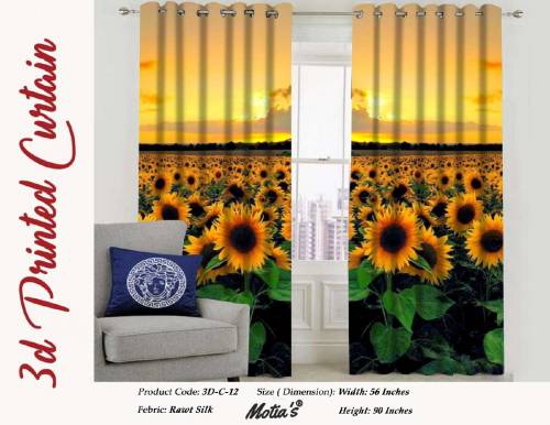 3D Digital Print Curtains