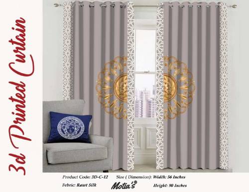 3D Digital Print Curtains
