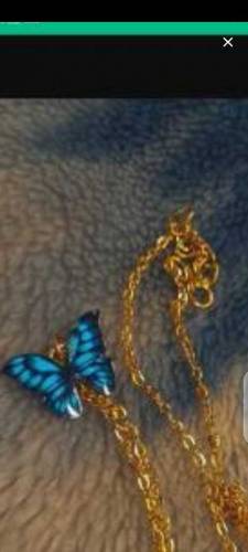 1 Pc Alloy Resin butterfly design modern viral pendant