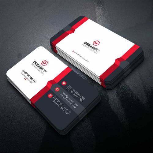 i will make a moder business card for you 
