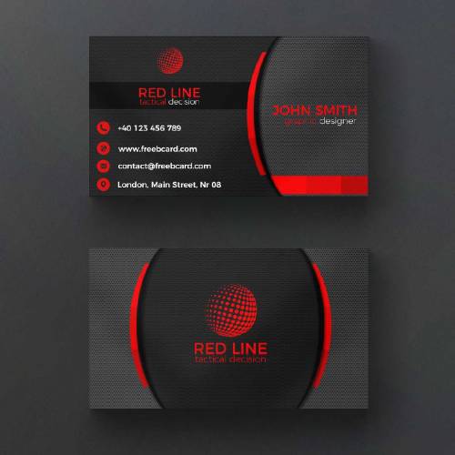 i will make a moder business card for you 