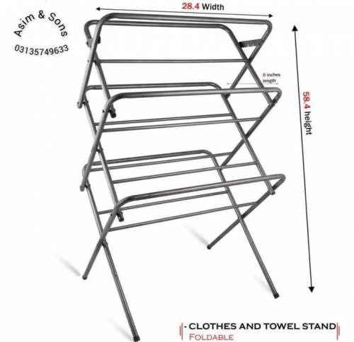Boutique Hanging Stand Clothes Hanging Stand Shoes Rack clothes dryer 