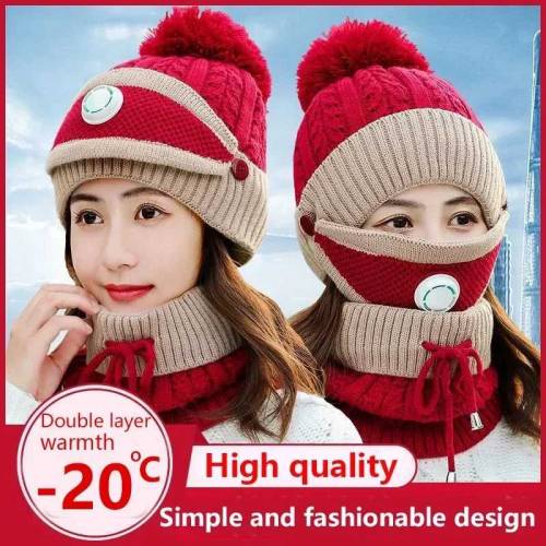 branded wool cap for women