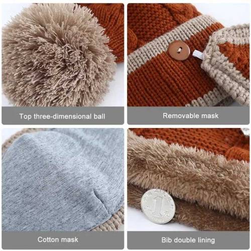 branded wool cap for women