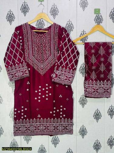 womens unstiched 2piece suit