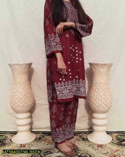 womens unstiched 2piece suit