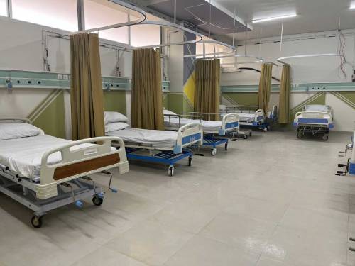 Hospital curtain available