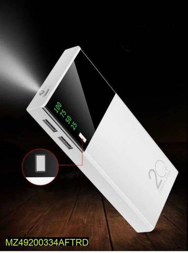 portable 10000mah power back with digital display