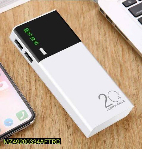 portable 10000mah power back with digital display