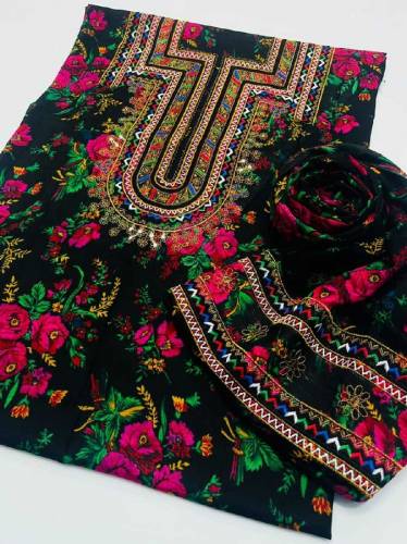 Alhamdulilah New Collection,,,➡️Stuff Arabic Lawn,,,printed➡️Shirt Baloc