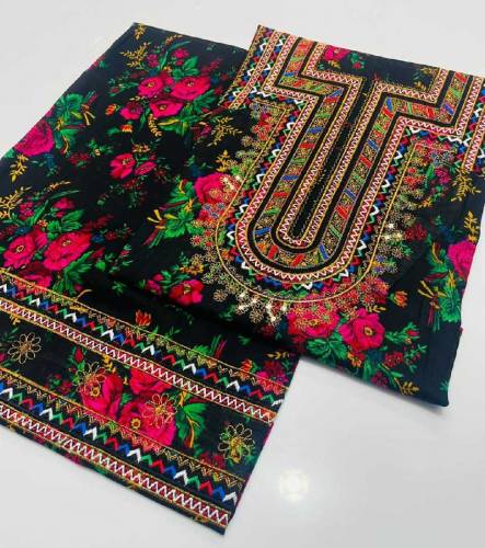 Alhamdulilah New Collection,,,➡️Stuff Arabic Lawn,,,printed➡️Shirt Baloc