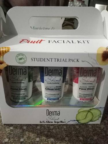 derma shine fruit facial kit