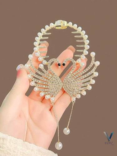 Double duck style hair clip 