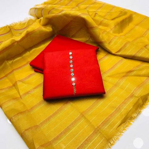 Ladies 3 Pcs Unstitched Suit
