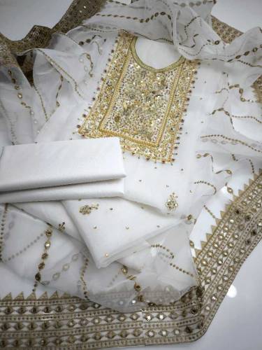 *New Special Made Handmade Party Wear 3pc Dress