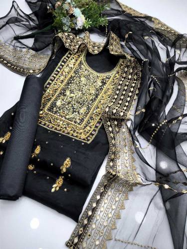 *New Special Made Handmade Party Wear 3pc Dress